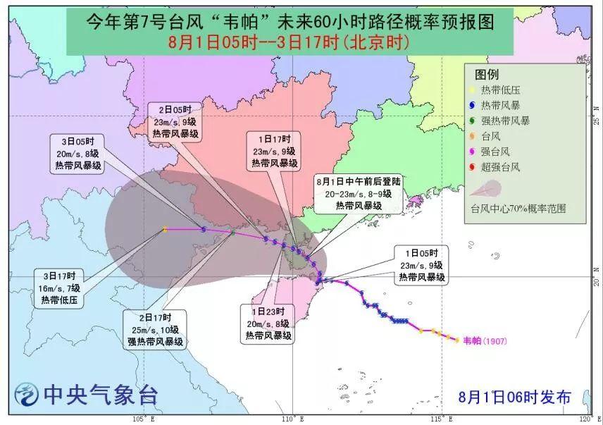 广东最早台风情况8月